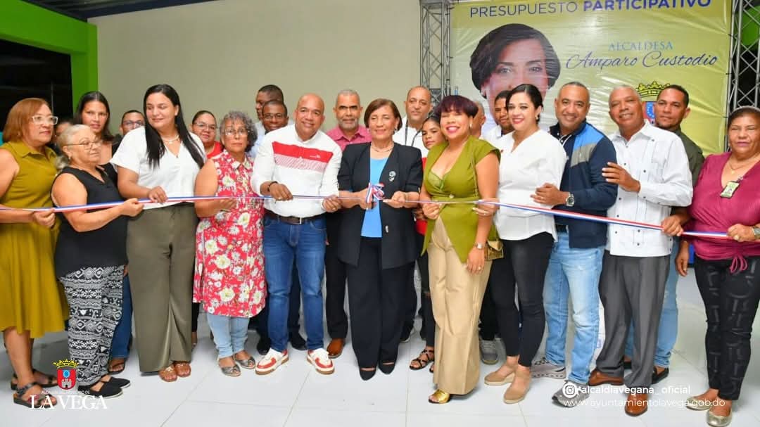 Inauguración del Club Comunitario San José, en Las Canas.
